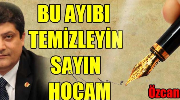 BU AYIBI TEMİZLEYİN SAYIN HOCAM