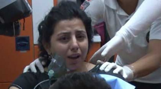 Genç kadın sürücünün bulunduğu otomobil göle düştü