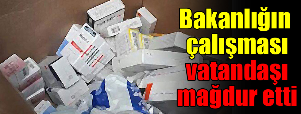Bakanlığın çalışması vatandaşı mağdur etti Bakanlığın çalışması vatandaşı mağdur etti