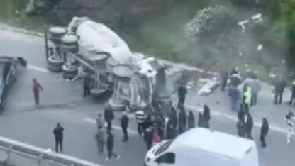 Kontrolden Çıktı, Yan Yattı