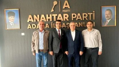Anahtar Parti’den Çukurova Mesajı:Ali Çelik Adana’da Teşkilatlara Yol Haritasını Anlattı