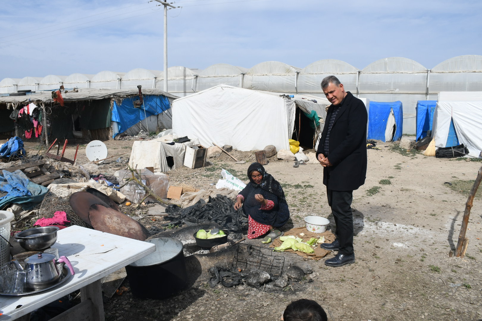 Onlar da Suriyeliler Gibi Konteyner İstiyor!