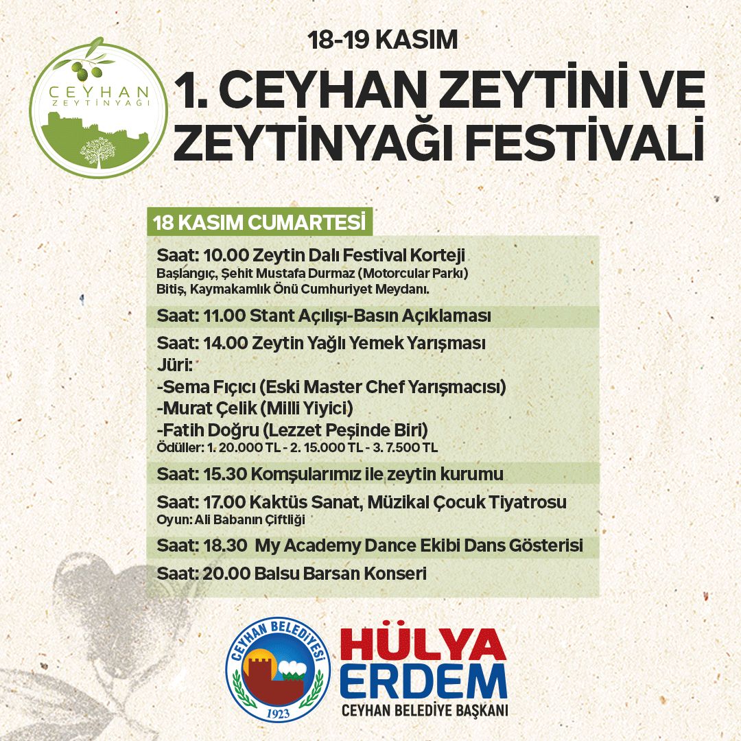 Ceyhan'da Festival Zamanı