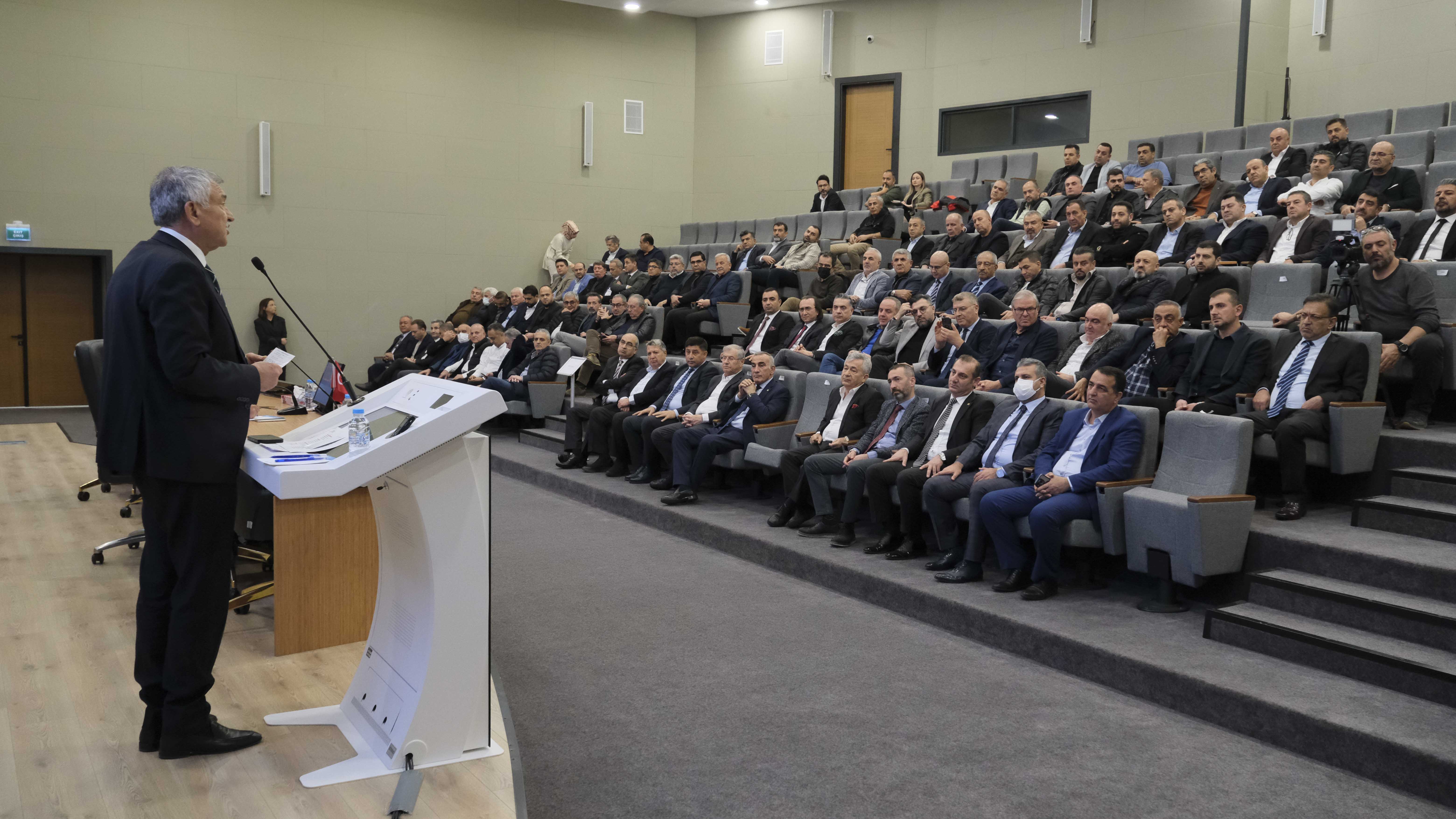 Başkan Karalar, ATO Meclis Toplantısı’nda Projelerini Anlattı