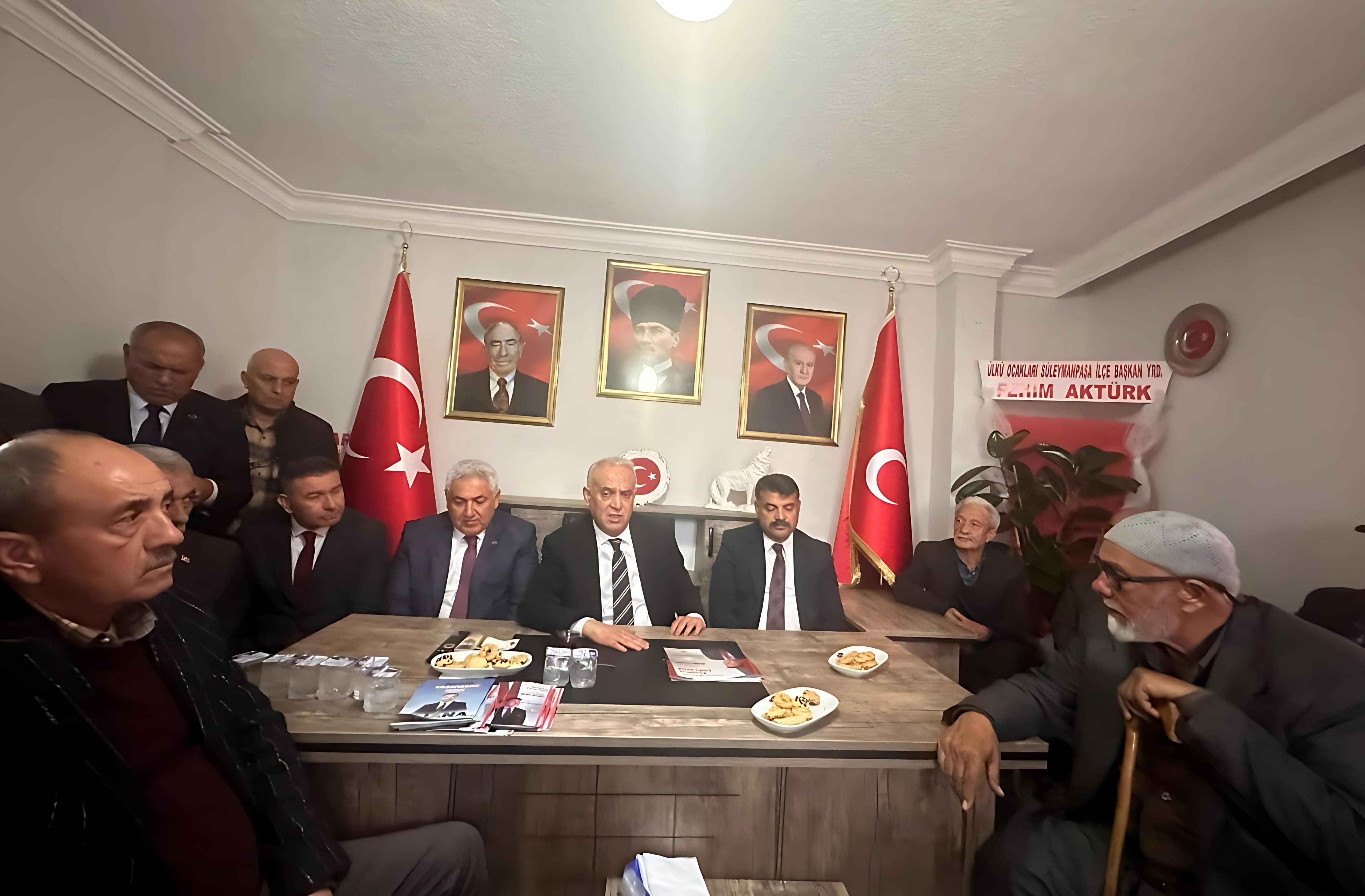 Başkan Kanlı'dan, Yeni Atanan Teşkilata Ziyaret