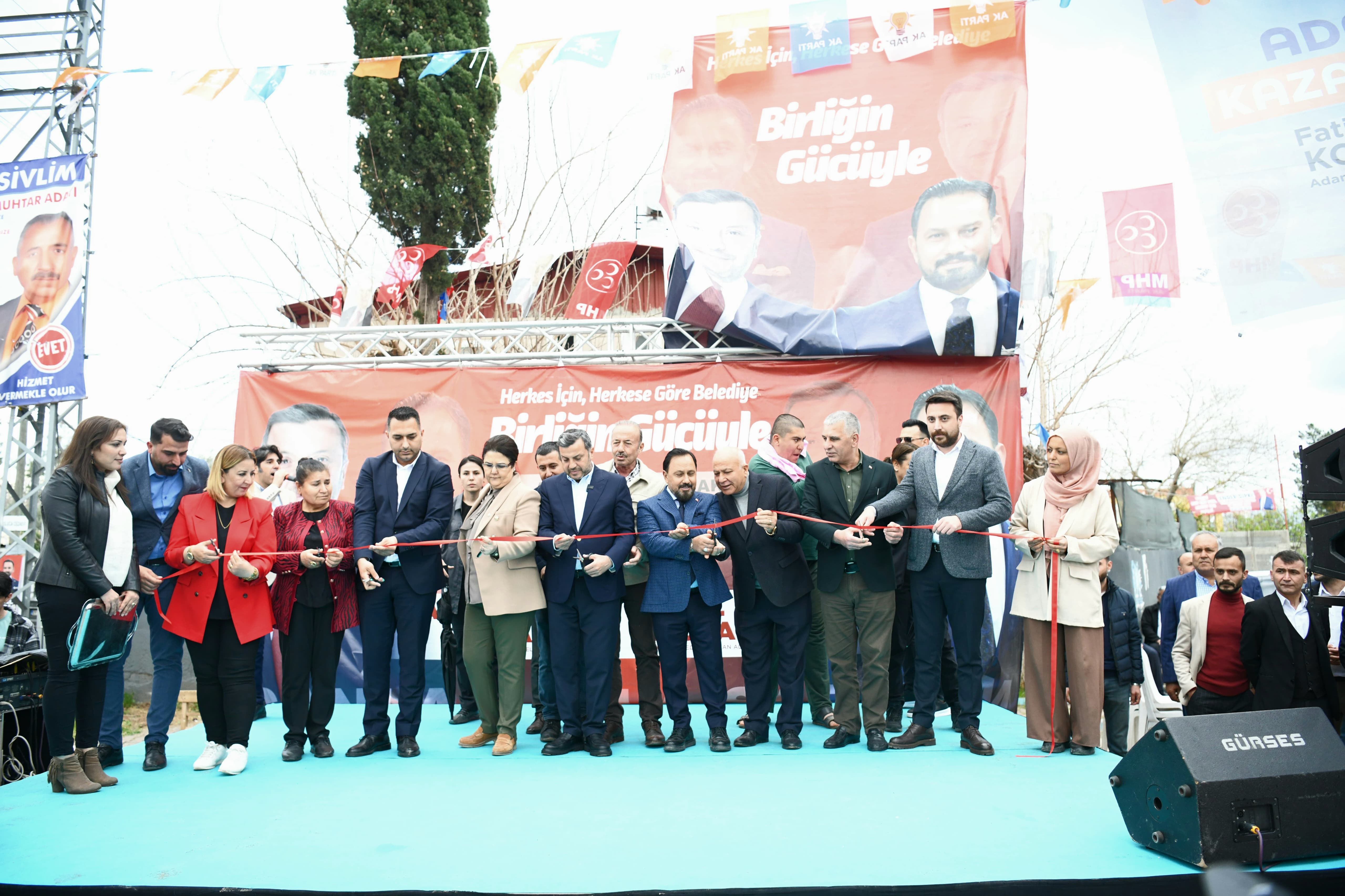 Cumhur İttifakından Sarıçam'da Gövde Gösterisi
