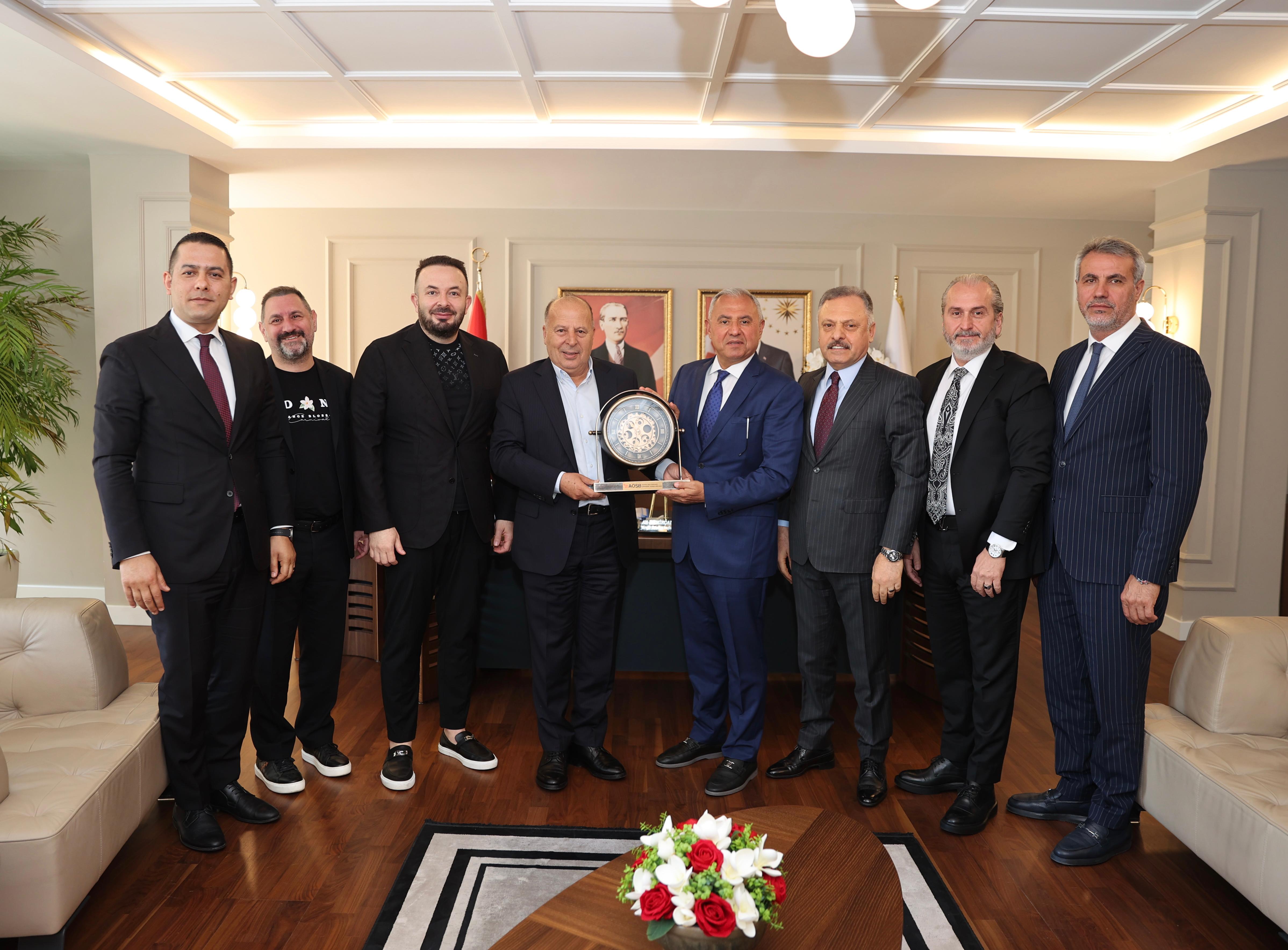 AOSB’den Başkan Demirçalı’ya Hayırlı Olsun Ziyareti