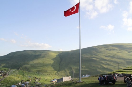 Dağlarda Atatürk silüeti belirdi!