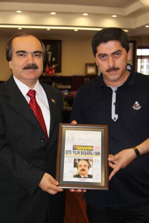 Gazetemize Ziyaret ve Yılın Başarılı Kişileri