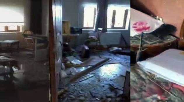 12 teröristin öldürüldüğü ev böyle görüntülendi!