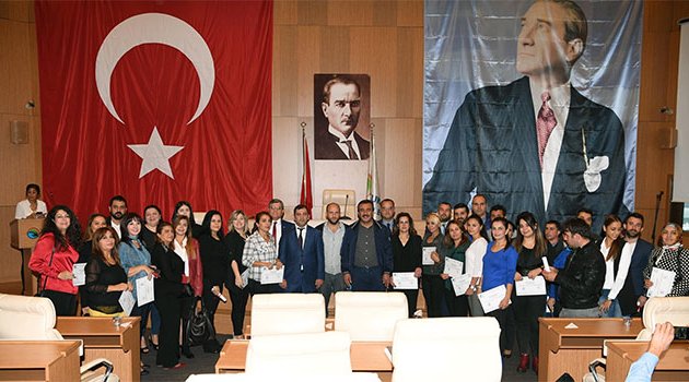 120 kursiyere girişimcilik sertifikası