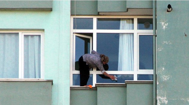 14. katta tehlikeli temizlik
