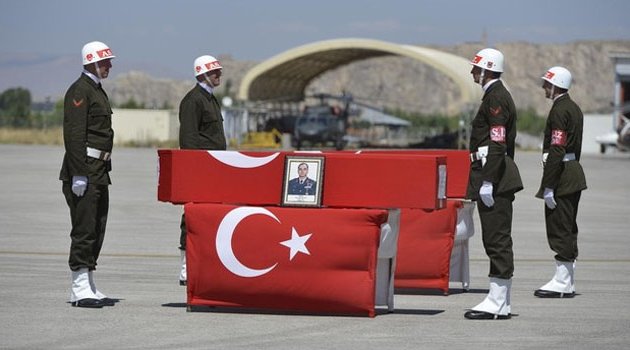 16 şehit için cenaze töreni