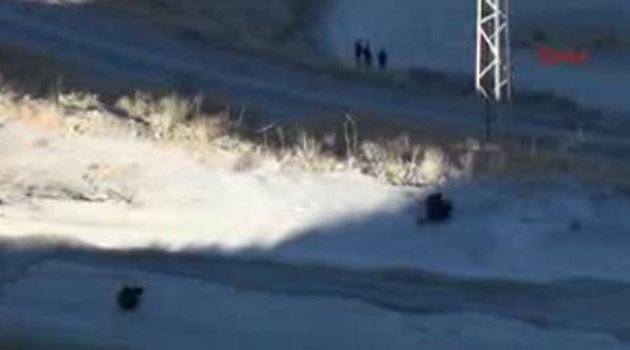 2 ton bomba yüklü araç infilak ettirildi