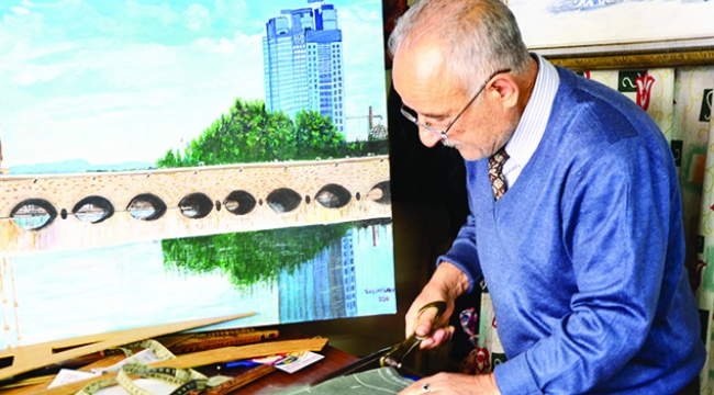 61 yıllık terzi, 70'inden sonra ressam oldu