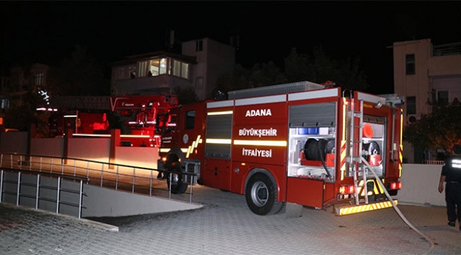 Apartmanda yangın paniği