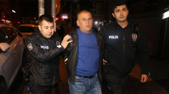 Asayiş uygulaması sırasında bir polis yaralandı