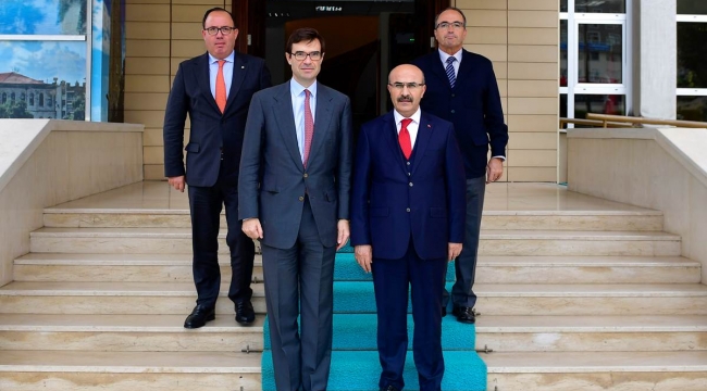 İspanya Büyükelçisi'nden Vali Demirtaş’a ziyaret