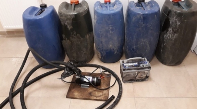 Kendi çalıştığı petrolden akaryakıt çaldı