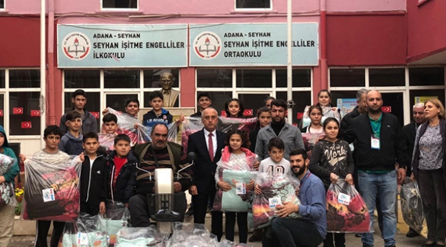 MAR-DER’den engelli çocuklara battaniye yardımı