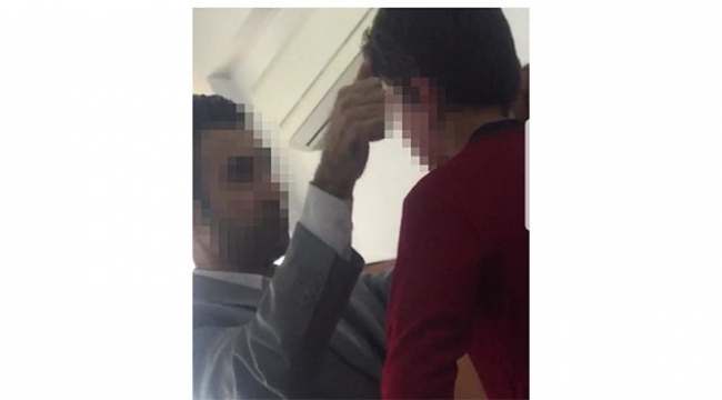 Öğretmen önce tokatladı sonra uyardı