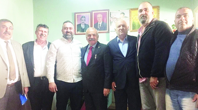 Sözütek'ten, yeni başkan Tontu'ya tebrik ziyareti..