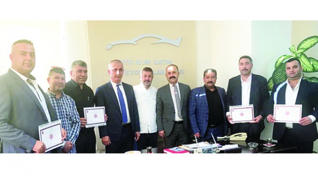 Yetki belgelerine kavuştular