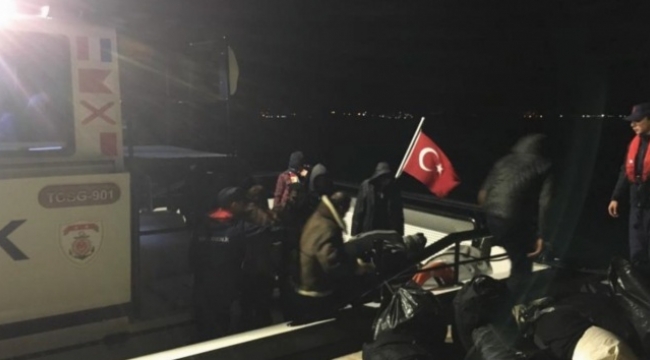 41 kaçak göçmen yakalandı!