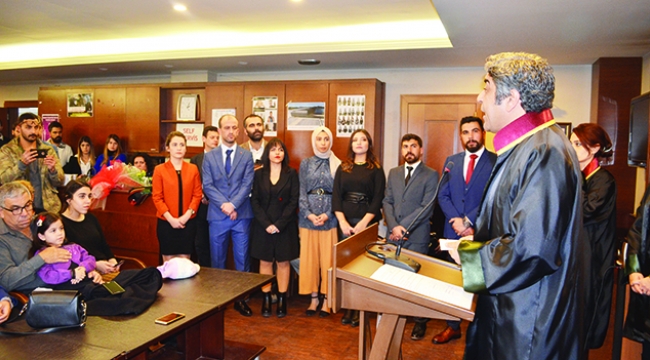 Adana Barosu’na 8 yeni avukat daha katıldı