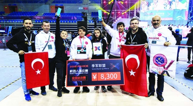 Adanalı öğrenciler, Çin'de dünya üçüncüsü oldu