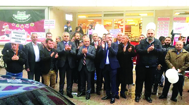Bakkallar AVM'lere tepki yürüdü