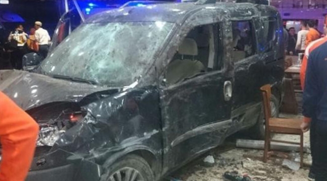 Cinayet işleyip gasp ettiği araçla köfteciye daldı
