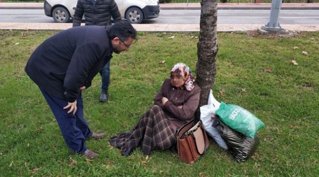Denize atlamak istedi yardıma gelen polisten kaçtı