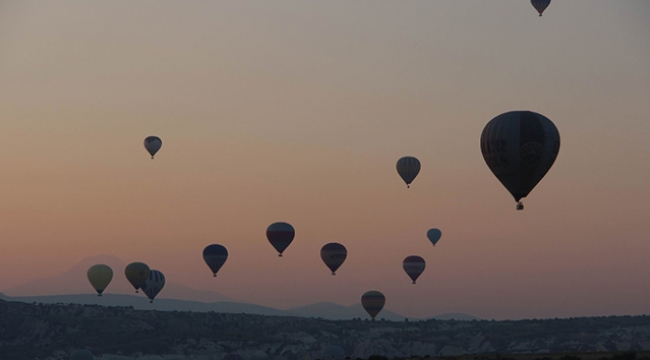 Kapadokya'da balon turları iptal