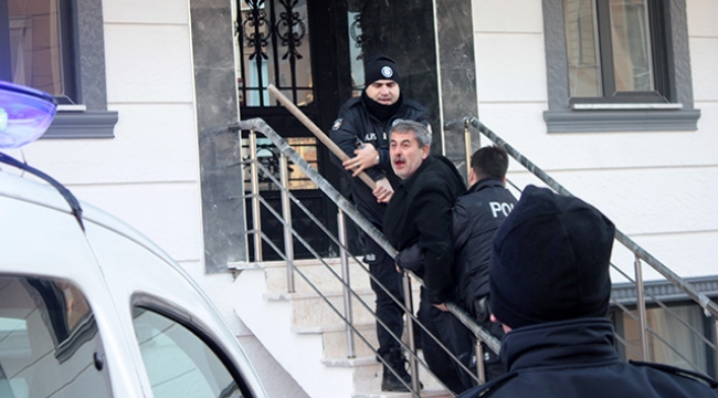 Müteahhit ile toprak sahibi arasında silahlı kavga