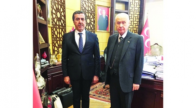 Özçelik, Devlet Bahçeli’yi makamında ziyaret etti
