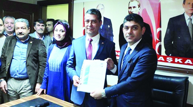 Şehmus Uçar, MHP’den aday adaylığı için resmen başvurdu