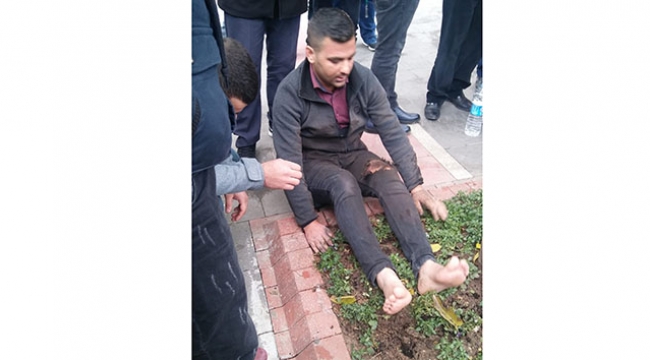 Uyarıyı dikkate almadı, akıma kapıldı