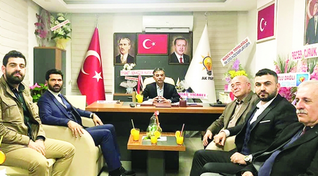 Akan'dan ilçe başkanlarına  ‘hayırlı olsun’ ziyareti