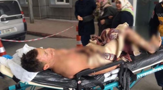 Babasına yardım etmek isteyen genç akıma kapıldı