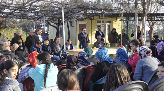Doğru, Karataşlı çiftçilerin sorunlarını dinledi