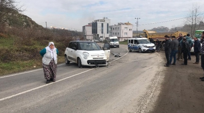 Karşı şeritlerde çarpıştılar: 2 yaralı var