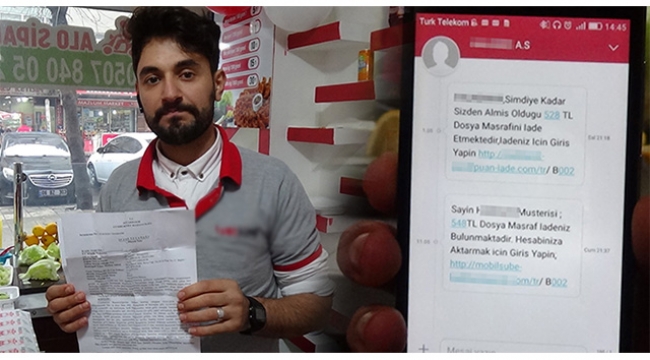 Linke tıkladı 30 bin TL dolandırıldı