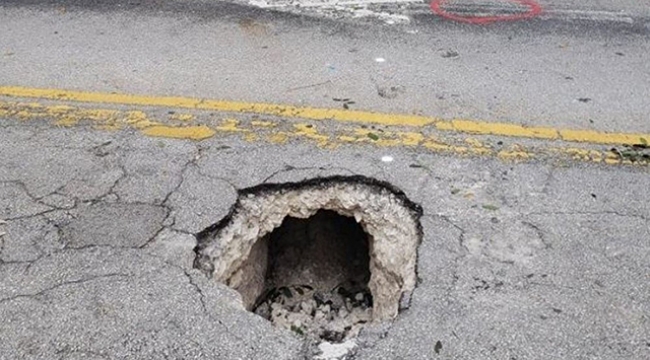 Obruk sanılıyordu, bankaya kazılan tünel çıktı!