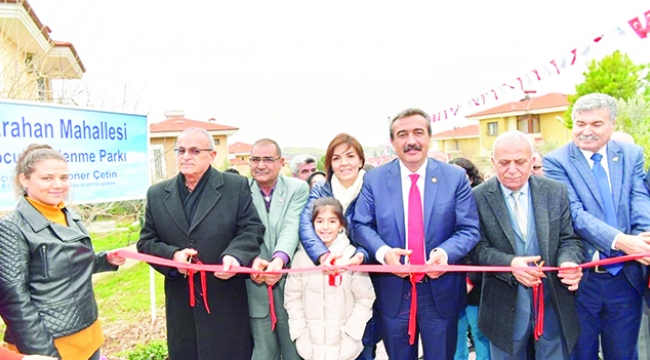 Soner Çetin Karahan Mahallesinde 3'ncü parkı açtı