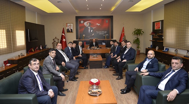 TÜMSİAD üyeleri Aktaş’ı ziyaret etti