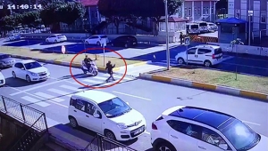 Yaya geçidinde akılalmaz kaza