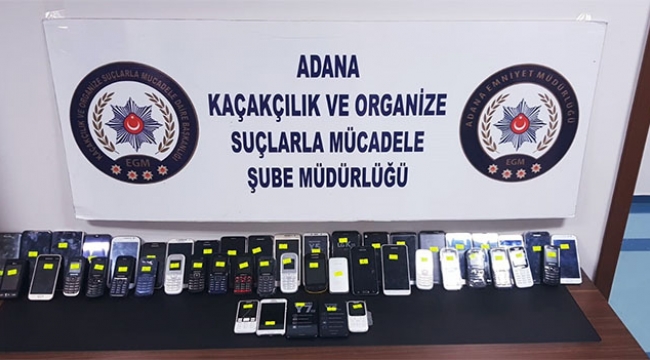 102 kaçak telefon ele geçirildi