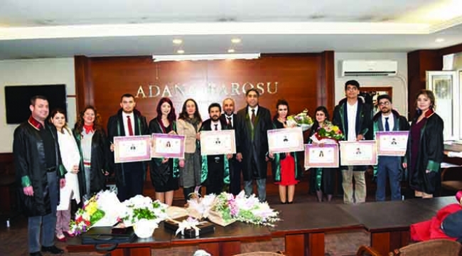 Adana Barosu’na 7 avukat daha katıldı
