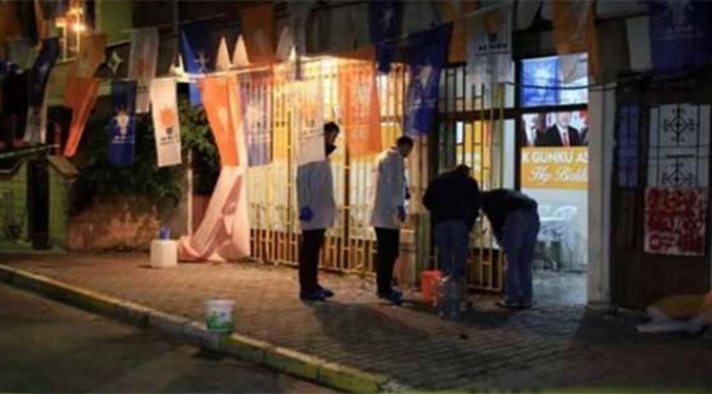 AK Parti seçim bürosuna saldırı